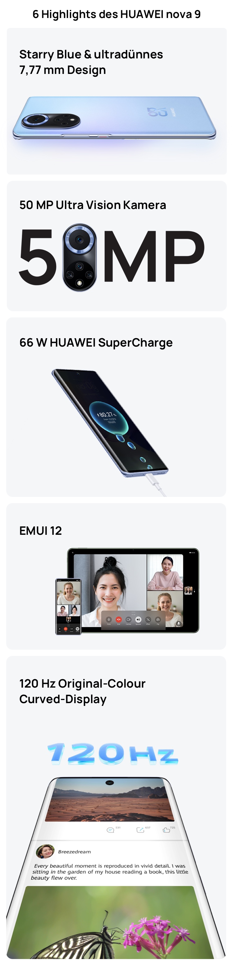 HUAWEI nova 9 im offiziellen HUAWEI Shop kaufen